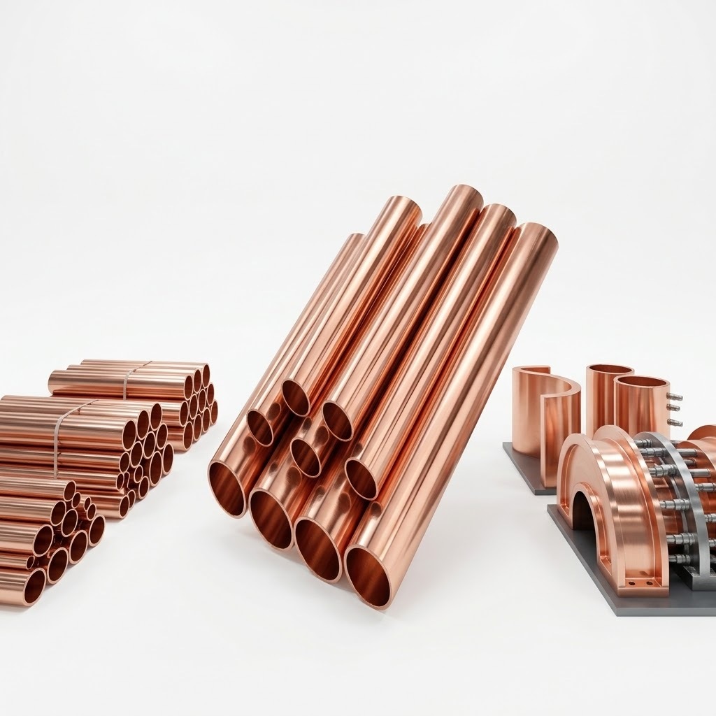 لوله‌های مسی قالب Copper Mould Tubes